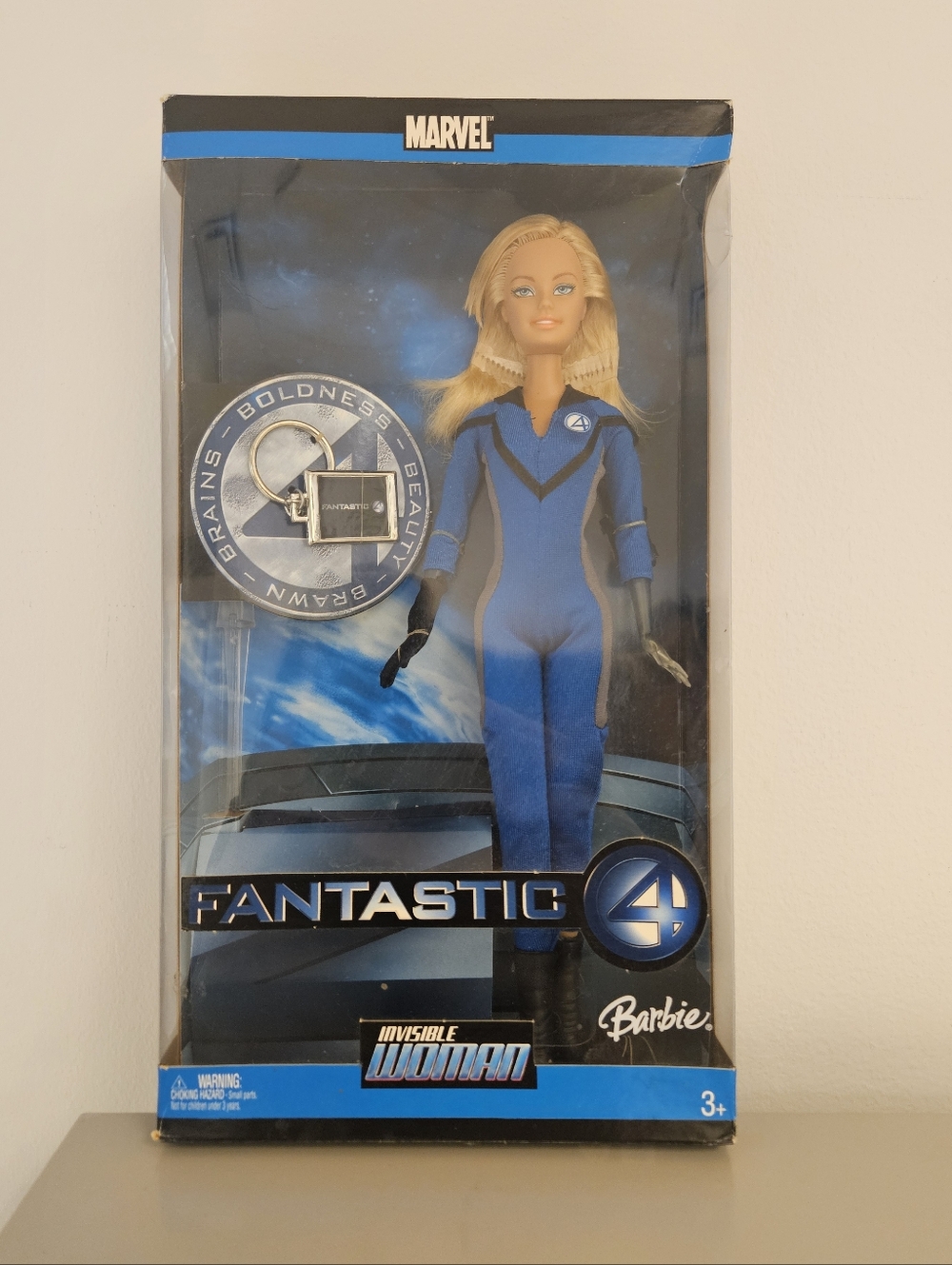 Vtg 2005 Barbie Fantastic Four Invisible Woman NRFB